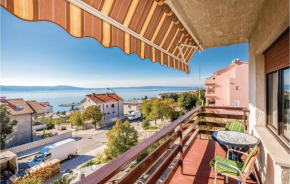 Amazing Apartment In Novi Vinodolski With Kitchen